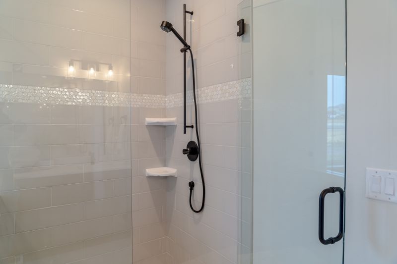 Modern Shower with Glass Doors